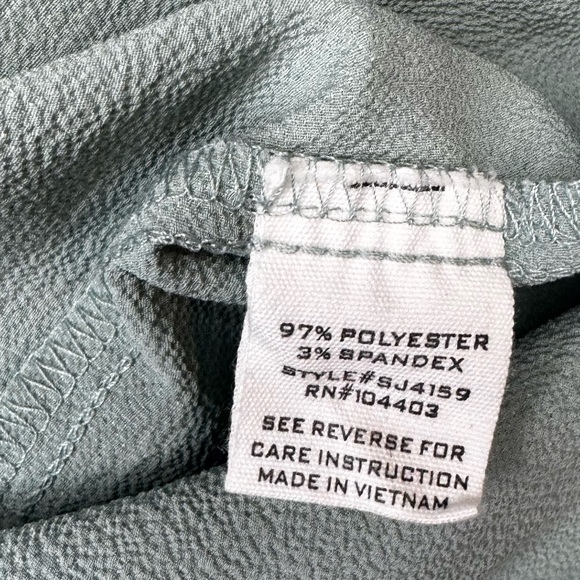 mine Sage Green Scalloped Hem Tank Top - Picture 3 of 4